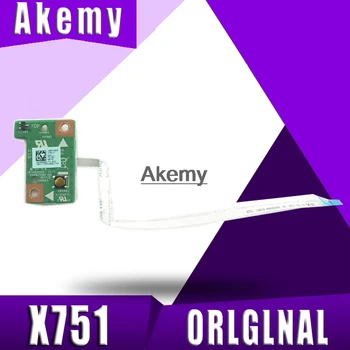 

Original For ASUS X751 X751L X751LB X751LD X751LJ X751LA K751L A751L switch board Power switch board with Cable