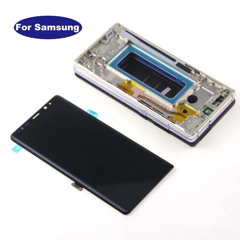 2960*1440 6 3 Amoled lcd Замена с рамкой для Samsung Note 8 ЖК дисплей сенсорный экран дигитайзер