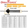 Drillforce Chamfer Countersink Drill Bits 6.3-40mm 3 Flutes 90 Degree (6.3/8.3/10.4/12.4/16.5/20.5/25/31/40mm) ► Photo 2/6