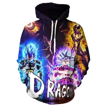 

3d Print Anime Cartoon Dragon Ball Z Fashion Men Women Hoodies Jackets Long Sleeve 3D Sweatshirt Tops Free shipping