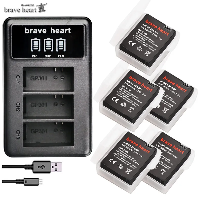 3 7 v 1600mAh Go Pro Hero + gopro3 gopro батарея с чехол LCD двойное зарядное устройство USB для Gopro hero