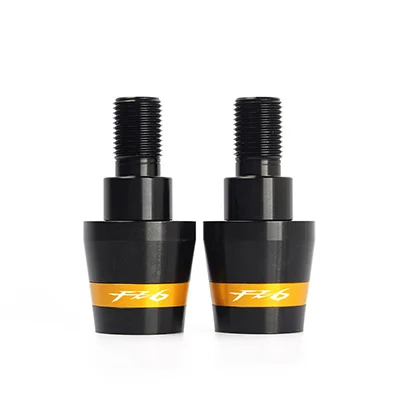 CNC мотоцикл руль концы ручки слайдер для Yamaha FZ6 FZ 6 2004-2007 2005 2006 мотоцикл обработчик бар 5 цветов - Цвет: GOLD