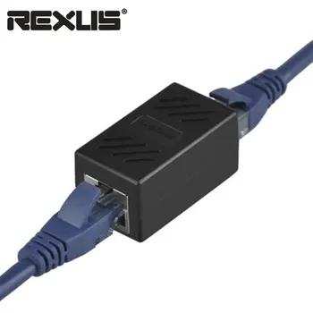 

REXLIS RJ45 Female to Female Network Ethernet LAN Connector Adapter In-line Coupler Extender Cat7/Cat6/Cat5e 8P8C Network Jack