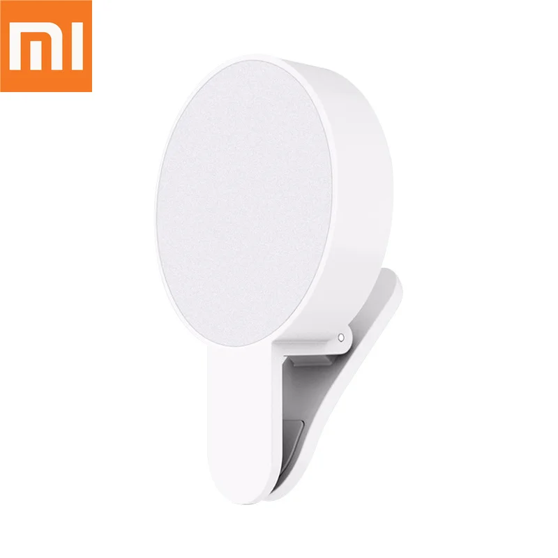 

Original Xiaomi mijia yuemi Ring Selfie Light Up Flash Photography Luminous Lamp LED 3 Brightness for iPhone Samsung Phone