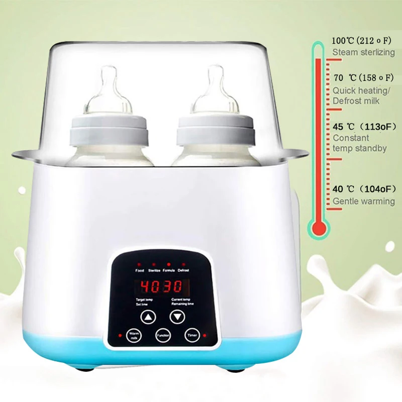 

Baby Bottle Warmer Bottle Steam Sterilizer with Remote Control- Digital Touch Display with Accurate Temperature Control