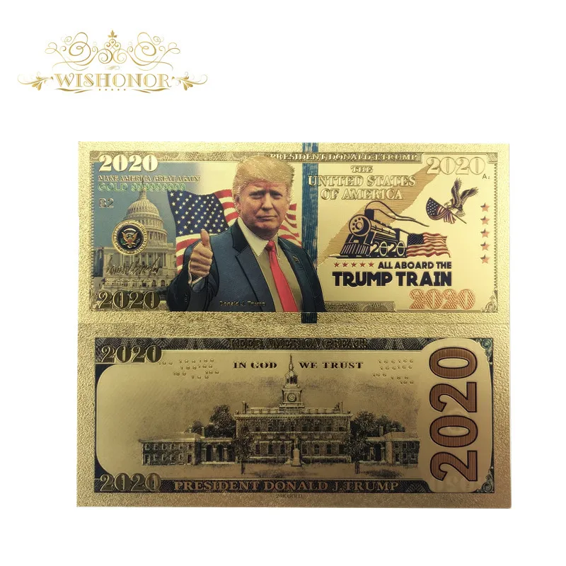 Новый дизайн для Америки 2020 футовый Трамп банкноты долларов в виде купюр