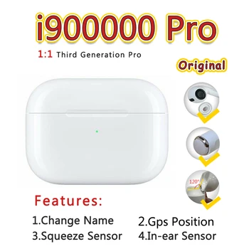 

New i900000 pro tws noise canceling Earbuds pressure Sensor Earbuds wireless bluetooth earphones PK MX pro tws i100000 AP pro