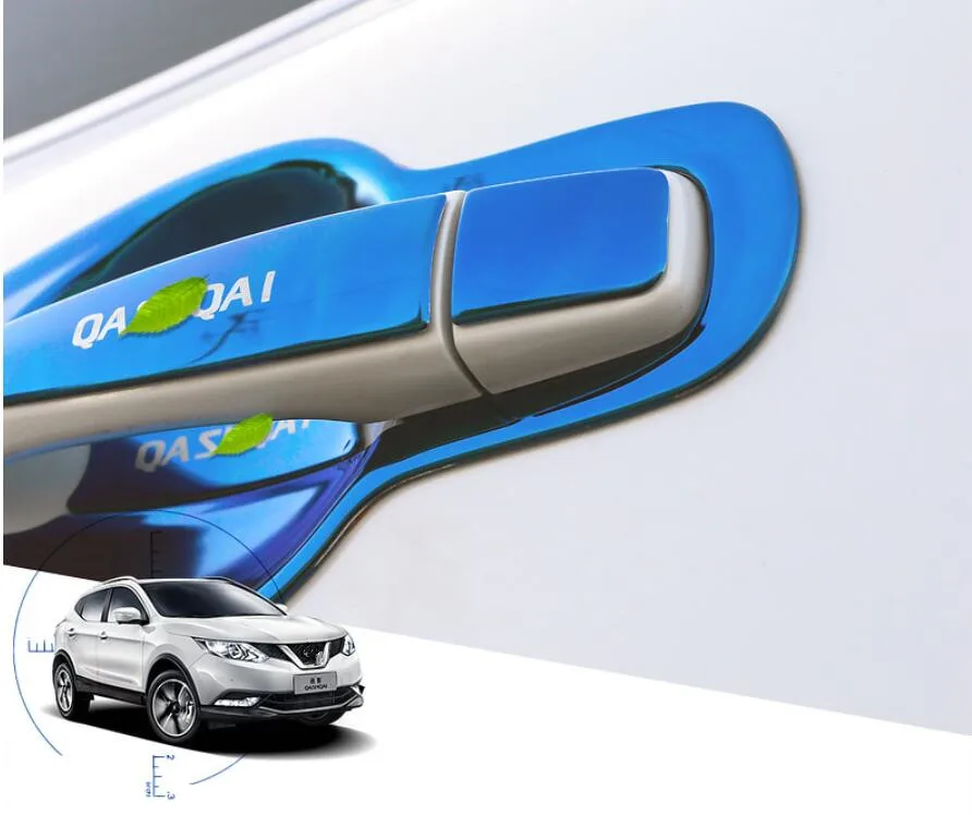 4 шт. автомобильный Стайлинг ABS дверная ручка Крышка отделка авто аксессуары для Nissan Qashqai J10