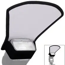 Diffusore Flash della fotocamera Doppio-sided Flash Softbox Foto Fotocamere Flash Argento E Bianco Riflettore Riflettore di Luce(China)