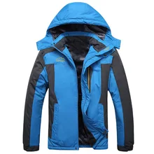 Парка размера плюс, ветровка, куртка, пальто, мужские флисовые походные зимние куртки, Мужская теплая водонепроницаемая куртка с капюшоном для альпинизма, Veste Homme