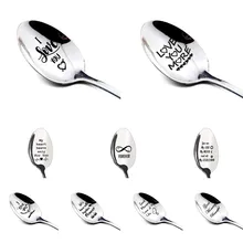 

1pc Valentines Day Gift Anniversary Gift To A Girl Boyfriend Spoon Wedding Gifts for Guests Party Favors Engagement Souvenirs