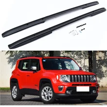 Высокое качество Черный для JEEP Renegade Спойлеры багажник на крышу багажа багажник на крышу rail
