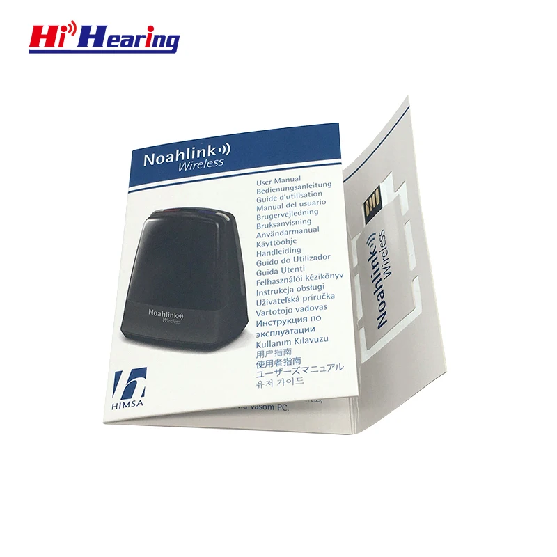 Noahlink Wireless Bluetooth Hearing Aid Programmer,Black Digital Hearing Aid Programmer Programming Machine 3
