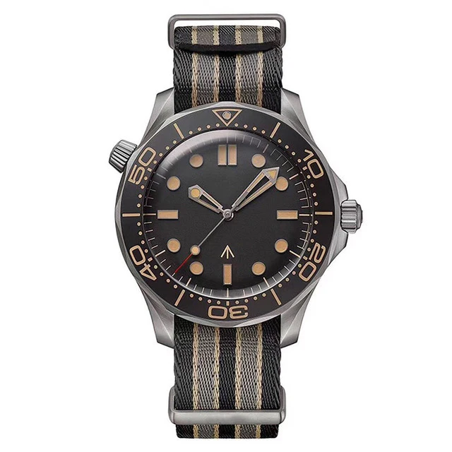 Новинка 2020 классические автоматические механические мужские часы James Bond 007 из