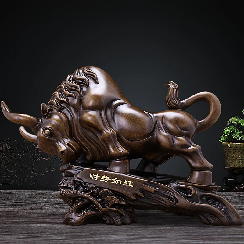 

Niu bai jian Crafts Lucky Feng Shui Creative Home Living Room Office Desk Surface Panel Decorations Furnishings Opening Gift