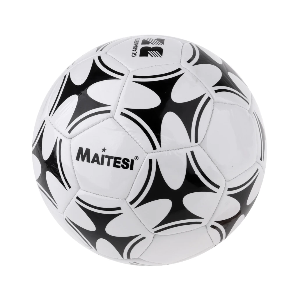 Football Soccer Ball 3 Standard Training with Net Needle for Indoor Outdoor Soccer Skills Practice Ball