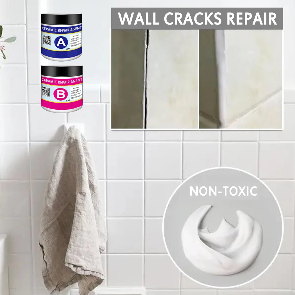 Ceramic Floor Tiles Repair Paste Instant Strong Adhesive Waterproof Porcelain Kit For Chip Sealers 2 Caulk Aliexpress Ceramic Floor Tiles Repair Paste