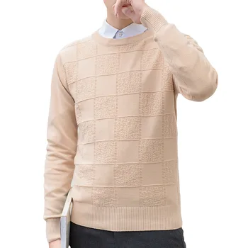 

Sweaters And Pullovers Men Long Sleeve Knitted Sweater High Quality Winter Pullovers Homme Warm Navy Coat 3xl Newest