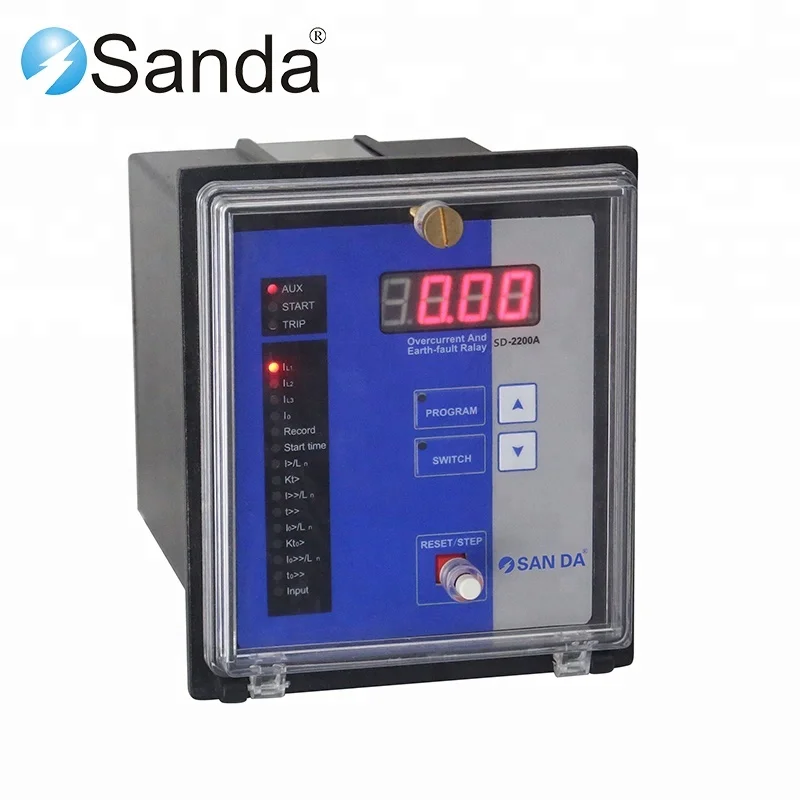 

Overcurrent earth-fault relay