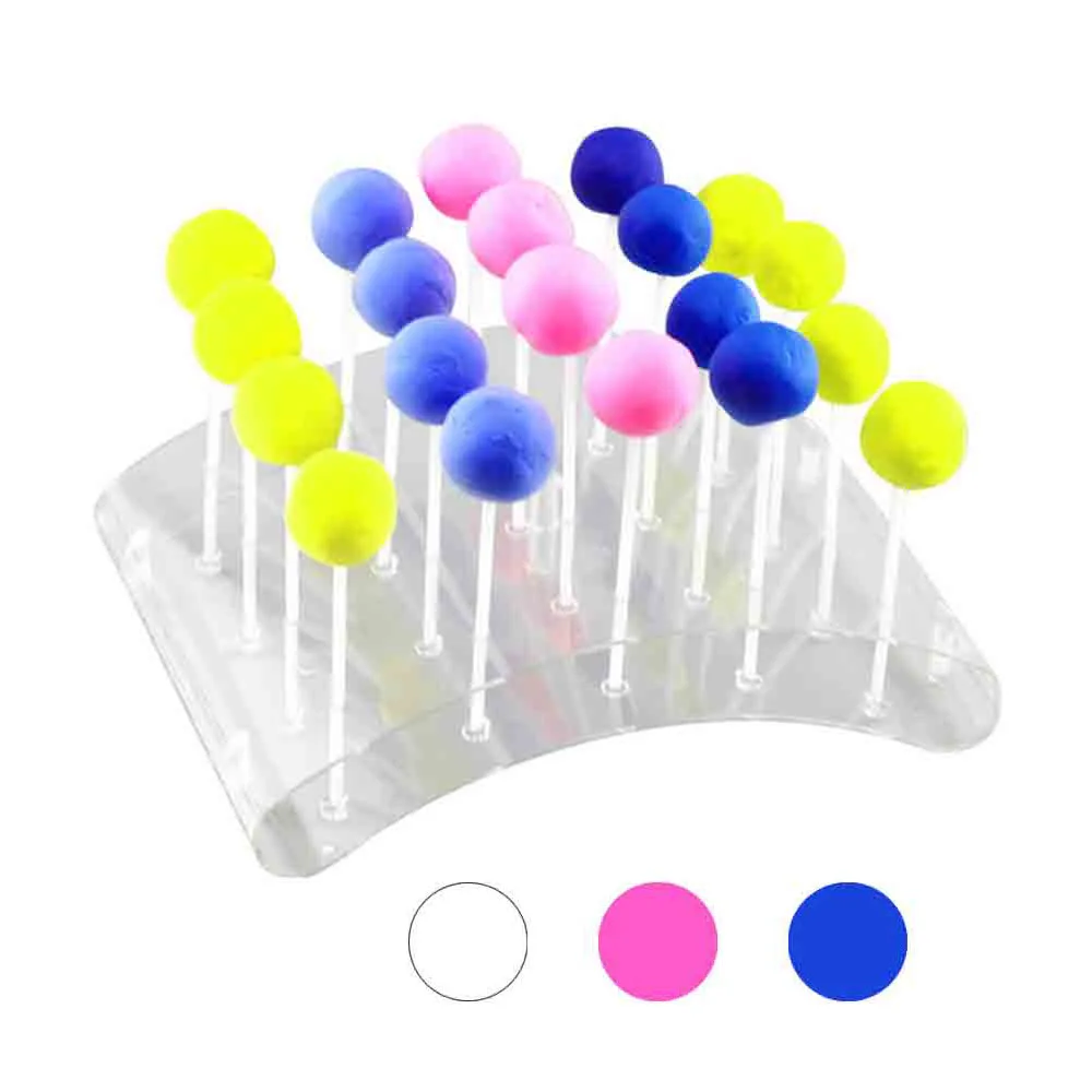 

20 Holes Cake Stand Pop Lollipop Stands Cake Display Stand Holder Lollipop U Shaped Display DIY Bakeware Cake Kitchen Gadgets
