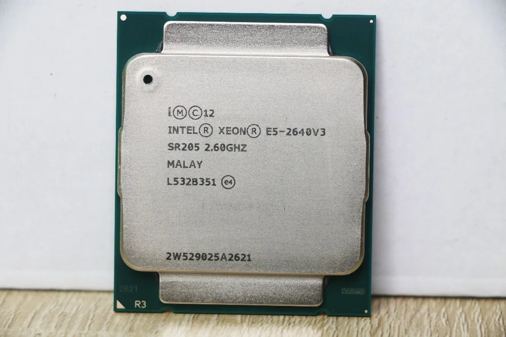 Intel Xeon E5 2640 V3 Processor SR205 2.6Ghz 8 Core 90W Socket LGA 2011-3 CPU E5 2640V3 CPU best processor for laptop