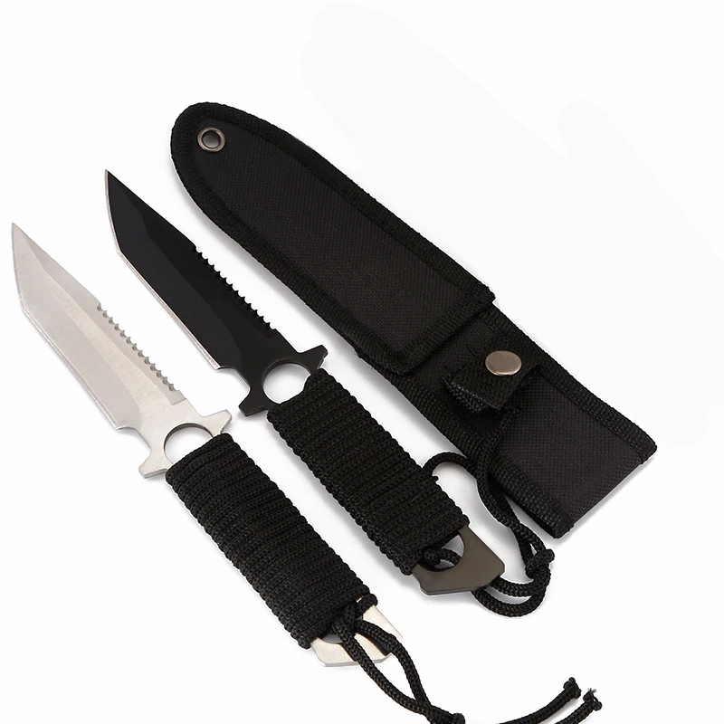 Бесплатная доставка Открытый инструмент & выживания маленький нож Saber леггинсы 440