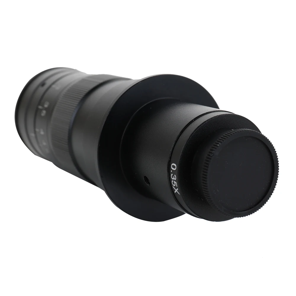Регулируемый 180X 120X 300X 200X 130X зум C-mount объектив 0.7X~ 4.5X увеличение 25 мм для USB интерфейса промышленности микроскоп камеры