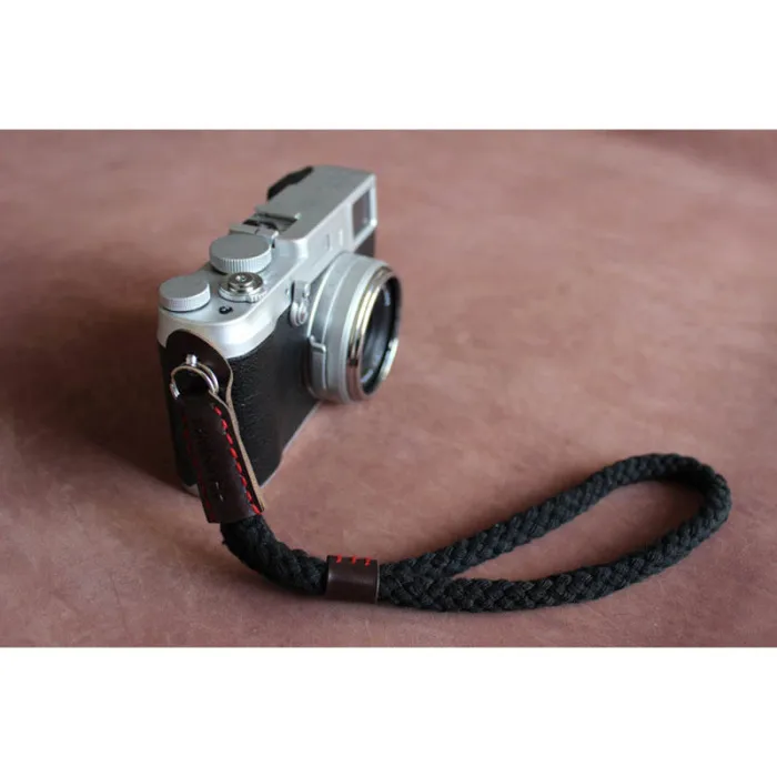 Ремешок на руку для камеры Плетеный холст для рукоделия ремень для Leica Finepix GV99
