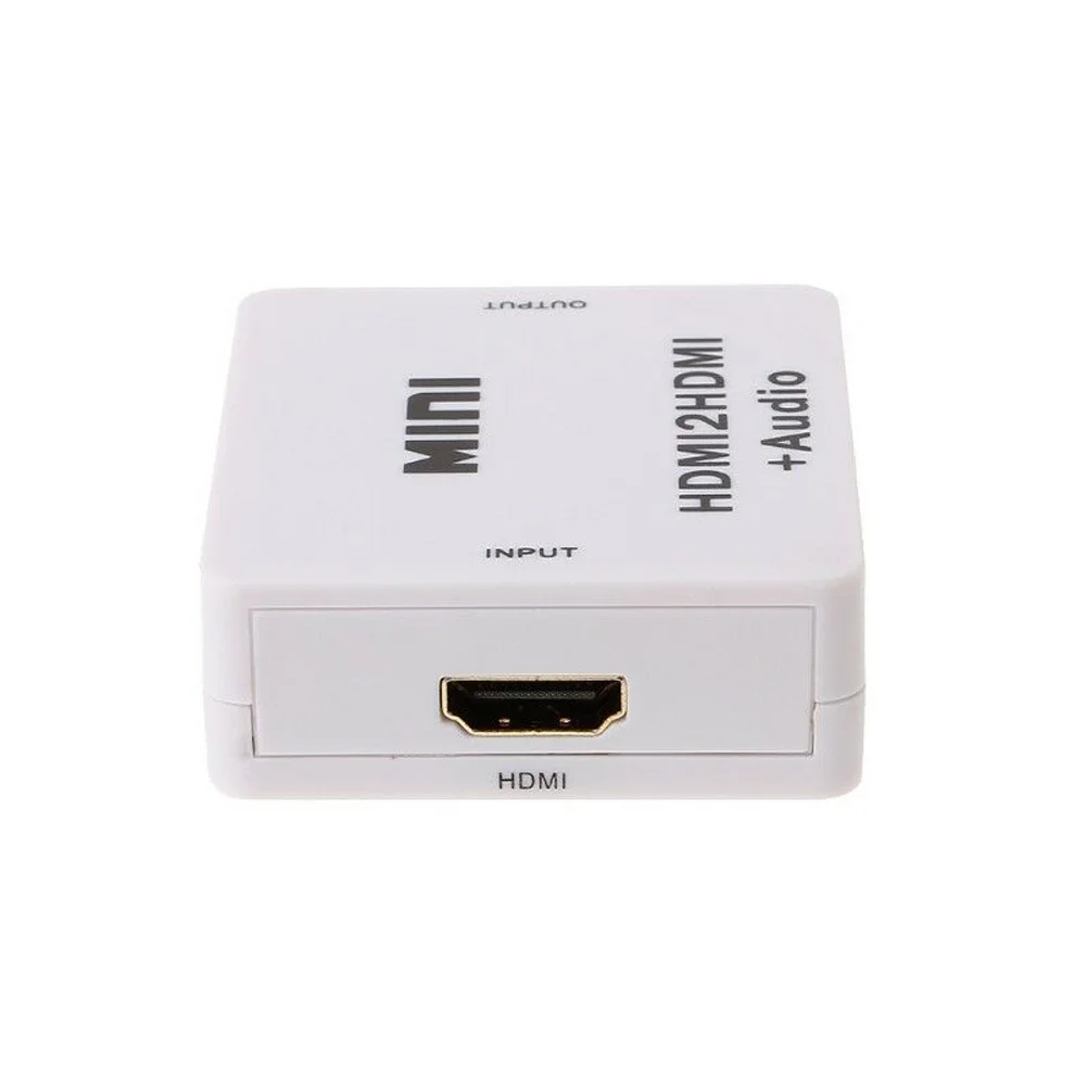 1080P HD мини HDMI2HDMI Аудио конвертер HDMI к HDMI аудио экстрактор адаптер конвертер для ПК ноутбук HDTV проектор