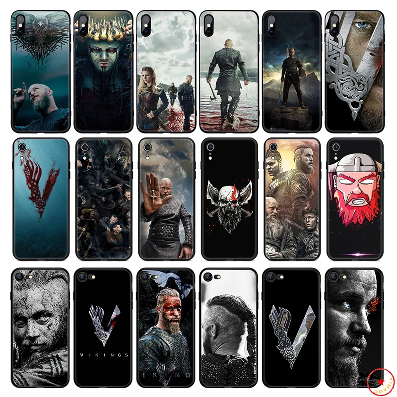 Vikings Tv показывает Мягкий силиконовый чехол для телефона iPhone 11 Pro Xs Max X или 10 8 7 6S Plus 5
