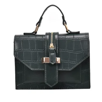 

Stone Pattern PU Leather Solid Color Crossbody Bags for Women New MINI Chain Female Shoulder Messenger Bag Ladies' Handbags Sac