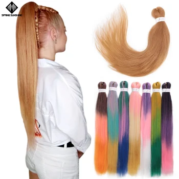 

Long Pre Stretched EZ Easy Braid Hair Jumbo Braids Ombre Braiding Hair Synthetic Crochet Hair Extension Low Temperature Fiber