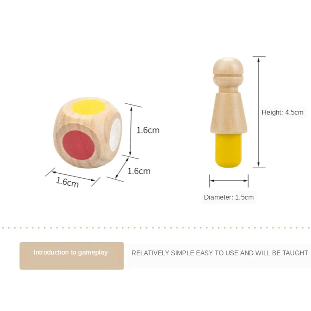 Wood Memory Matchstick Chess Board Game Fun Block Board Game Colors Memory Match Stick Chess Game Fun Block Board Game