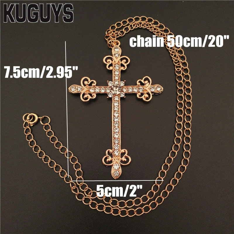 Necklace KUGUYS, модные ювелирные изделия, трендовые Золотые круглые большие серьги для женщин, Винтажные серьги-капли с металлическими кристаллами, аксессуары Brincos - Окраска металла: Necklace