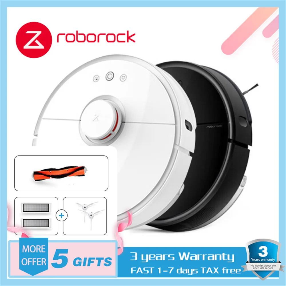 XIAOMI MIJIA Roborock S50 S55 Robot Vacuum Cleaner Household Automatic Sweeping Dust Disinfection App Smart Planning WIFI Remote