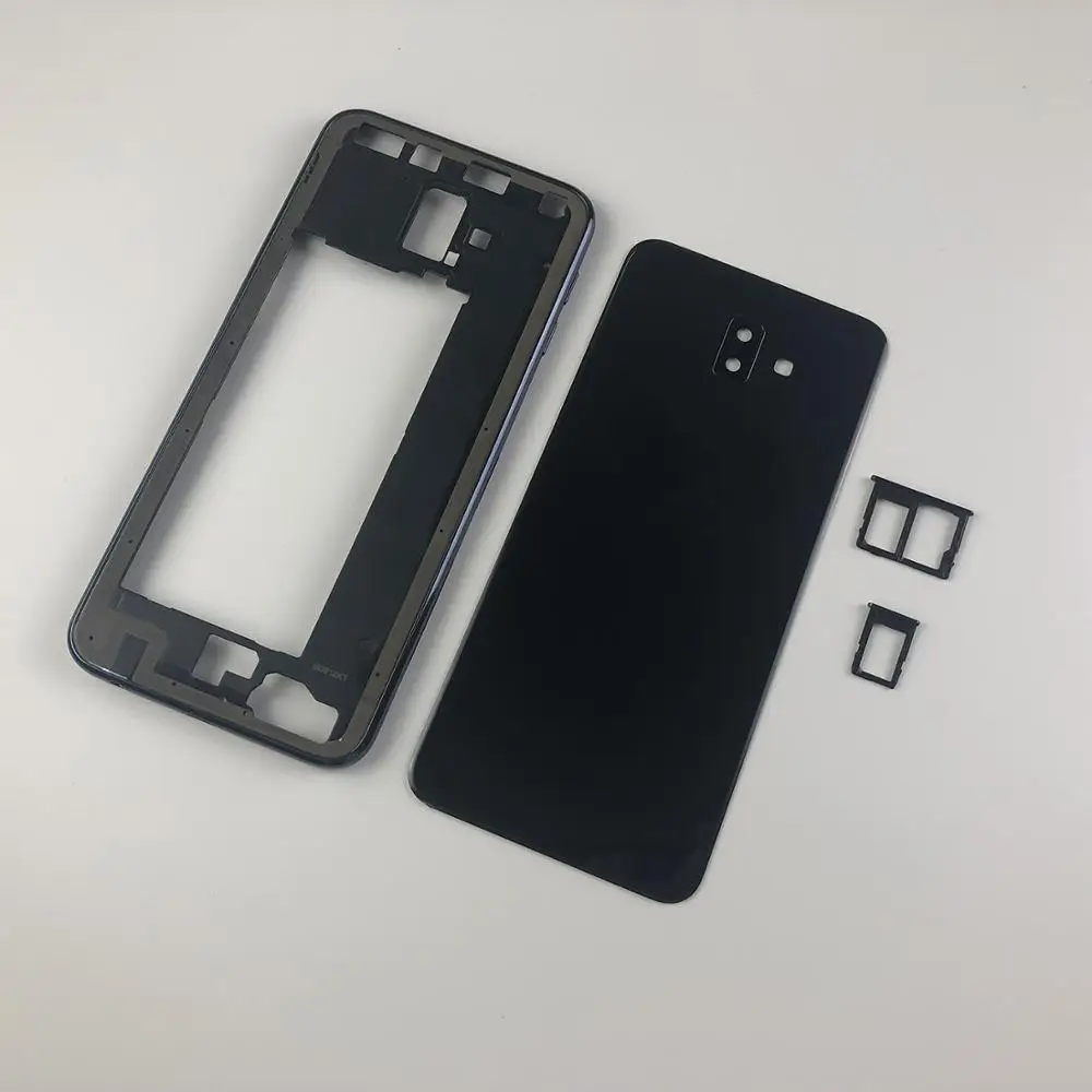 Для Samsung Galaxy J6 Plus 2018 + J610 J610F корпус средняя рамка задняя крышка аккумулятора