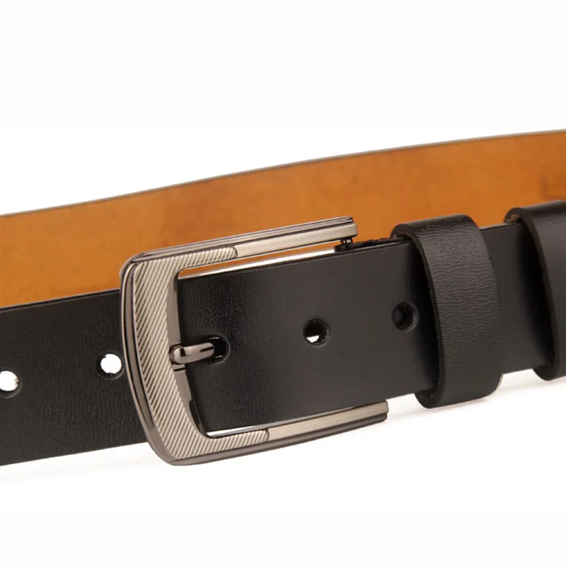 Large Size Men's Genuine Leather 160 170cm Long Pin Buckle Belts for Man Casual Designer Belts Men High Quality Cowskin Belt