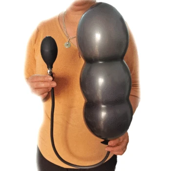 Inflatable Expansion Diameter 13cm Huge Anal Plug Big Butt Plug Vagina Anus Expansion BDSM Prostate Massage Ass Dilator Sex Toys 2