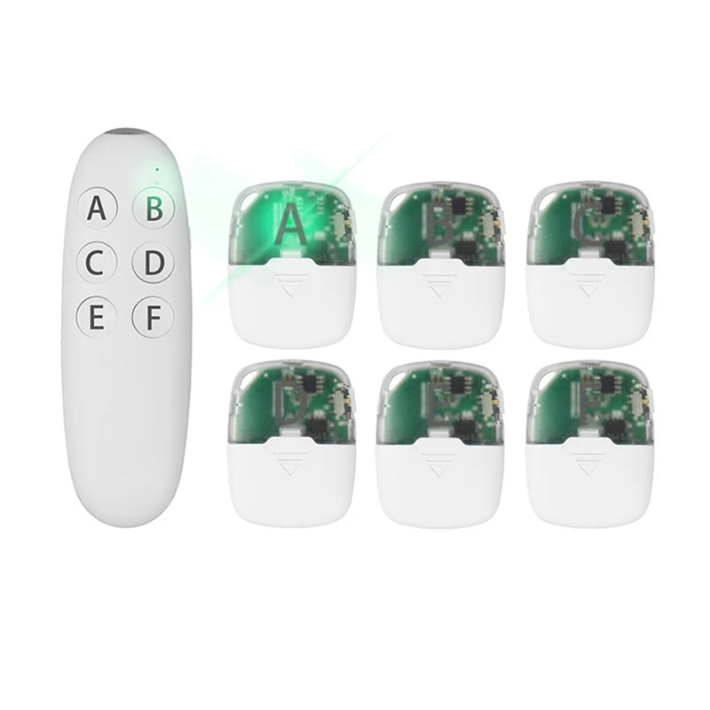 Rechargeable Wireless Key Finder With Remote Control 1 Transmitter And 6 Receivers Pet Tracker Wallet Tracker 30m Wallet Tracker
