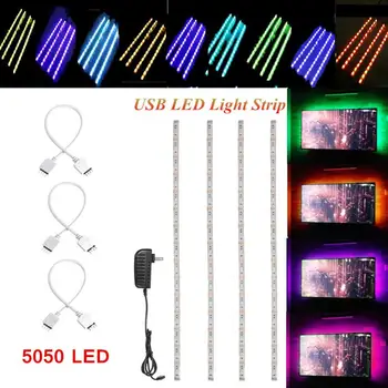 

NEW Light Bar 4*30CM SMD_5050 UK Plug 2017 Kitchen LED Strip Lighting Accessory Bathroom Cabinet Waterproof