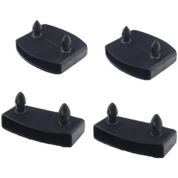 Kit de supports de lamelles de lit, 20 pièces, embouts noirs, 55x9MM, connecteurs en plastique, accessoires de meubles 