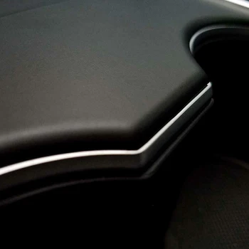 

Accessories Center Console sticker Cup Holder Wrap Scraper Matte Black