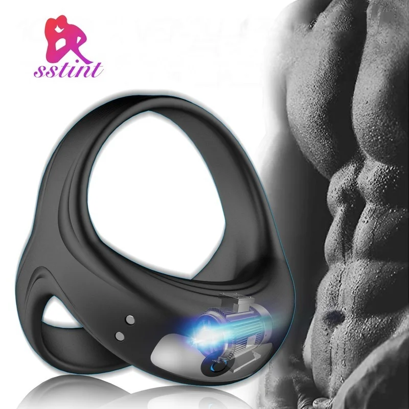 Вибрирующее кольцо для пениса Стимулятор клитора секс-игрушки точки G пар