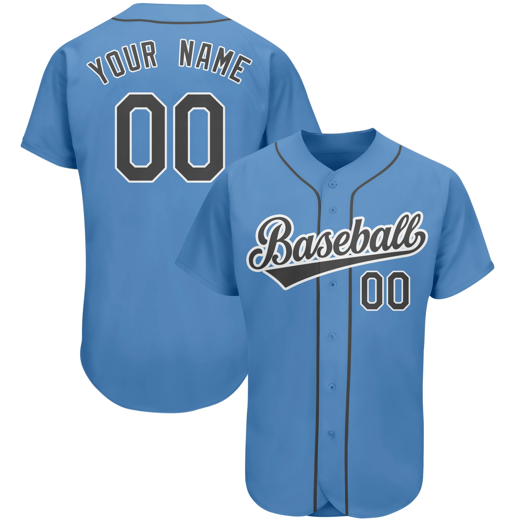 Baseball Jerseys Embroidery Design Name Number Button Cardigan Shirt Softball Game Training Uniform cotton t shirts baseball jersey mens jersey