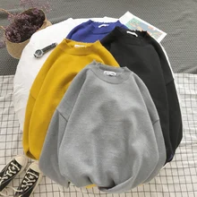 Autumn Sweater Men Warm Fashion Solid Color Casual O-neck Knit Sweter Man Streetwear Loose Long-sleeved Pullover Men M-2XL Autumn Sweater Men Warm Fashion Solid Color Casual O-neck Knit Sweter Man Streetwear Loose Long-sleeved Pullover Men M-2XL