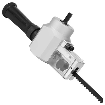

Cordless Electric Drill Reciprocating Saw Adapter, Multifunction Nibbler Cutter Drill Attachment for Thickness Metal