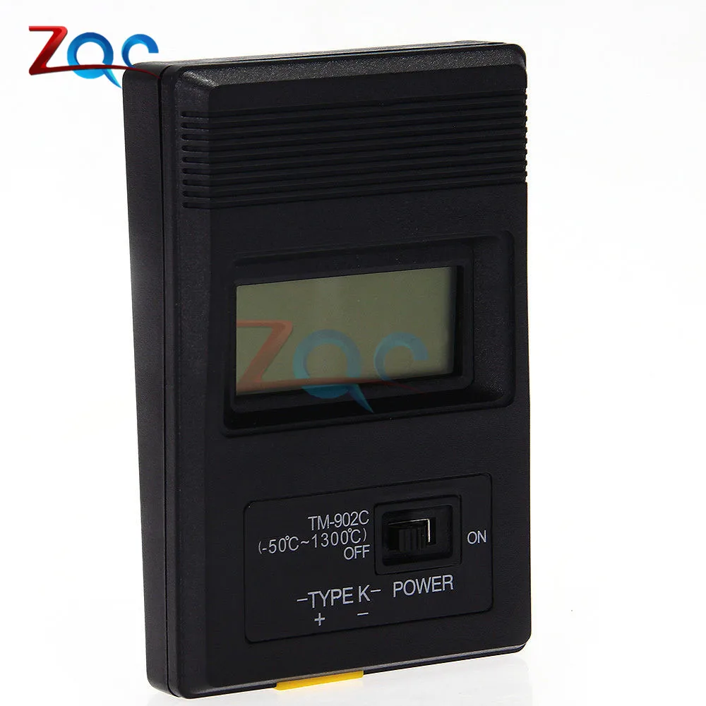 TM902C ЖК-цифровой измеритель температуры TM902C цифровой датчик типа K+ детектор датчик термопары-50C до 1300C