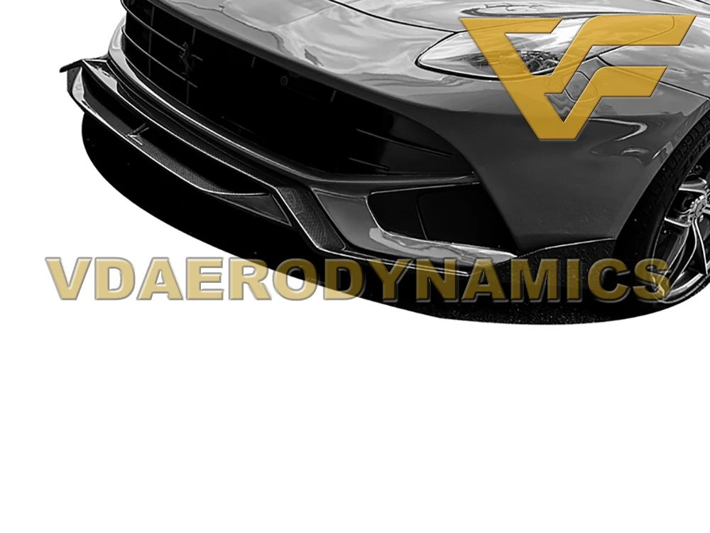 13-15 F12 Berlinetta VAD-D карбоновая поверхность переднего бампера для губ