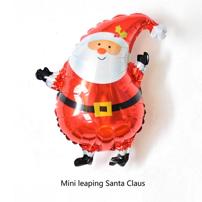 1 шт. Санта Клаус Алюминий Фольга воздушные шары небольшой мини рождественские носки для малышей; Детские Рождественская елка Снеговик олень украшения, товары для вечеринки для дома Globos - Цвет: ministyle3