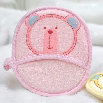 

Newborn Baby Kids Cute Cotton Shower Bath Sponge Rub Cartoon Body Wash Towel Infant Toddle Kids Bath Brushes Towel Accessories